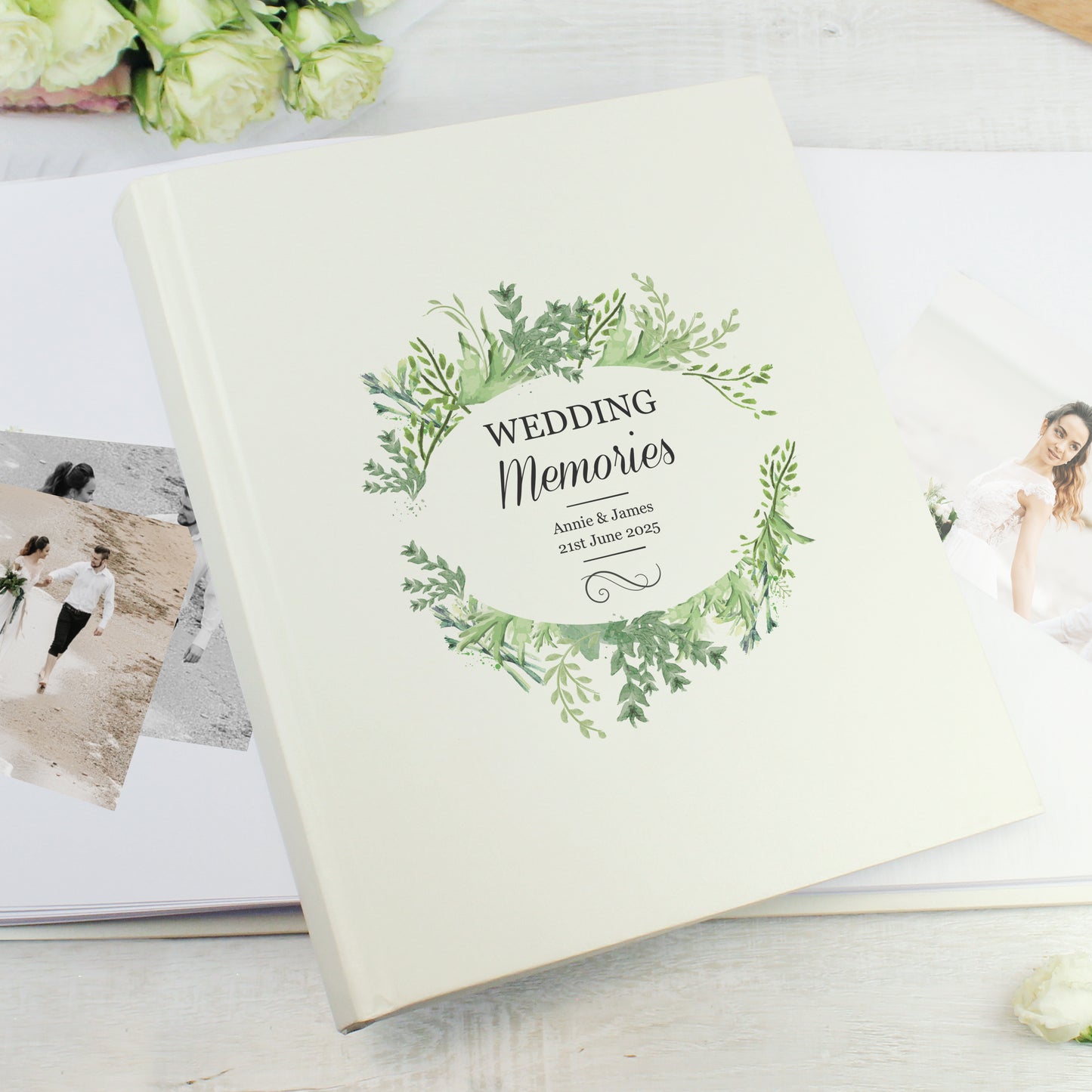 Personalised Fresh Botanical Traditional Photo Album - MK&JD Gifts
