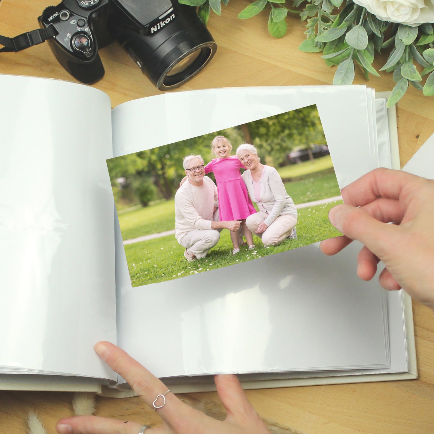 Personalised Birthday Square Photo Album - MK&JD Gifts