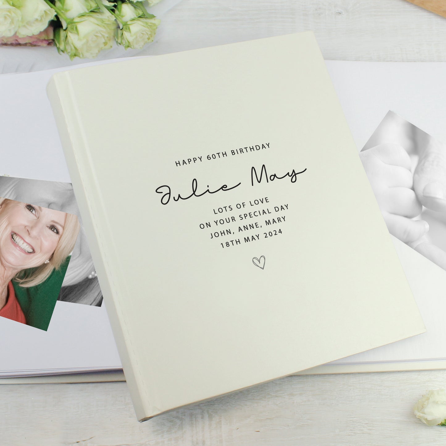 Personalised Traditional Photo Album - MK&JD Gifts