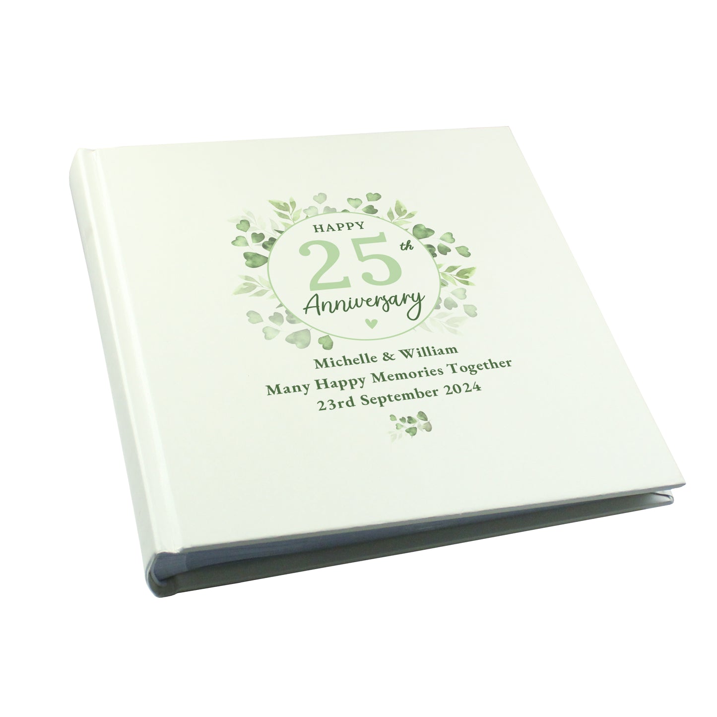 Personalised Botanical Anniversary Photo Album - MK&JD Gifts