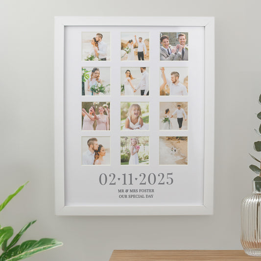 Personalised Special Date White Multi Photo Frame - MK&JD Gifts