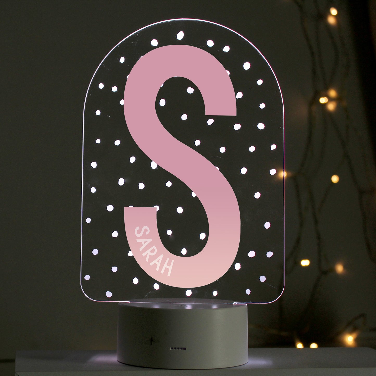 Personalised Initial LED Colour Changing Night Light - MK&JD Gifts
