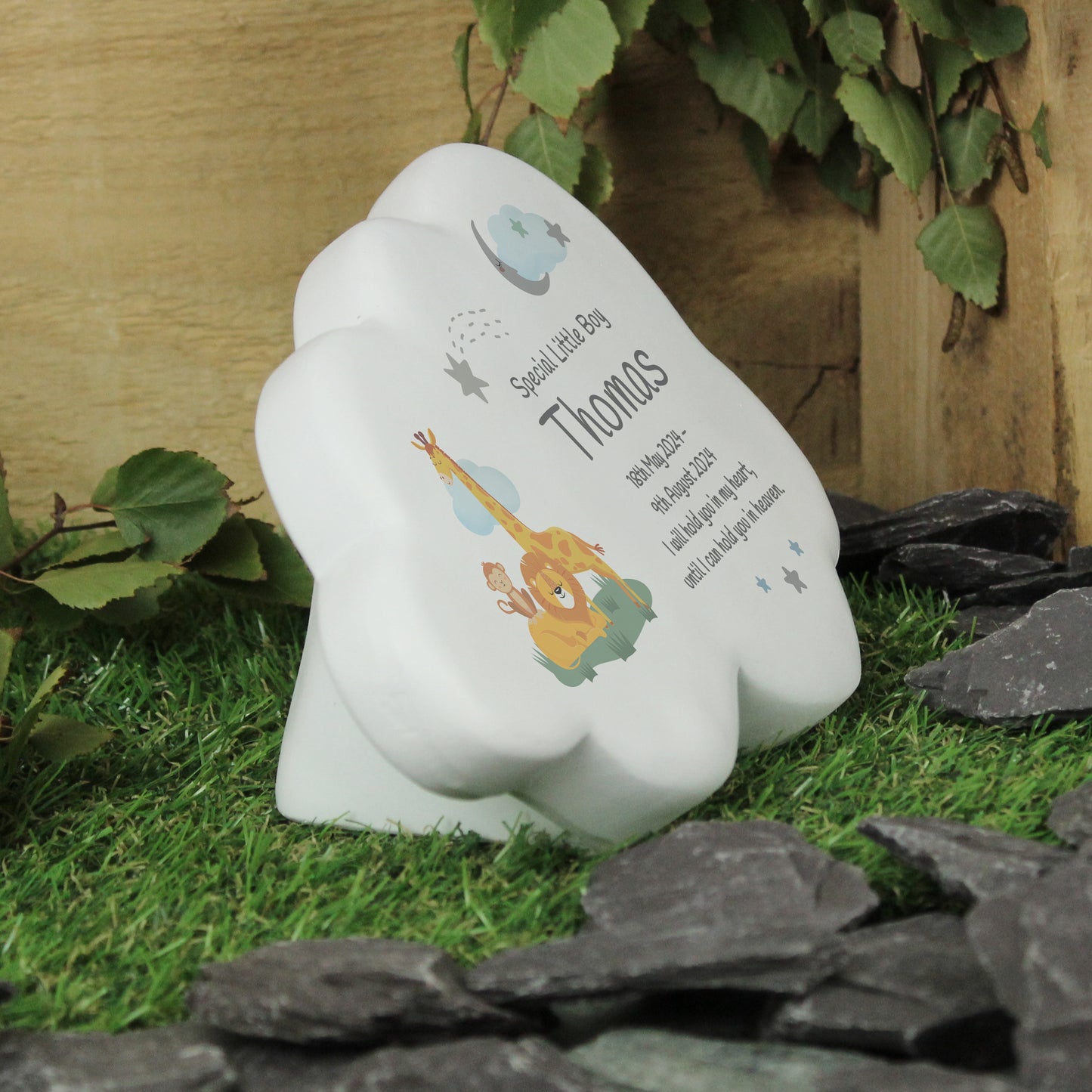 Personalised Animal Resin Memorial Cloud - MK&JD Gifts