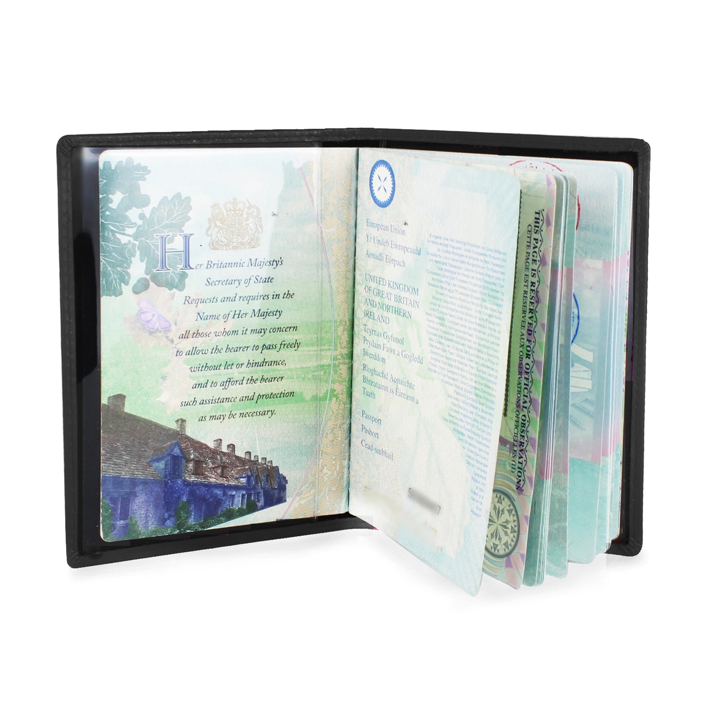 Personalised Mr & Mrs Black Passport Holders - MK&JD Gifts