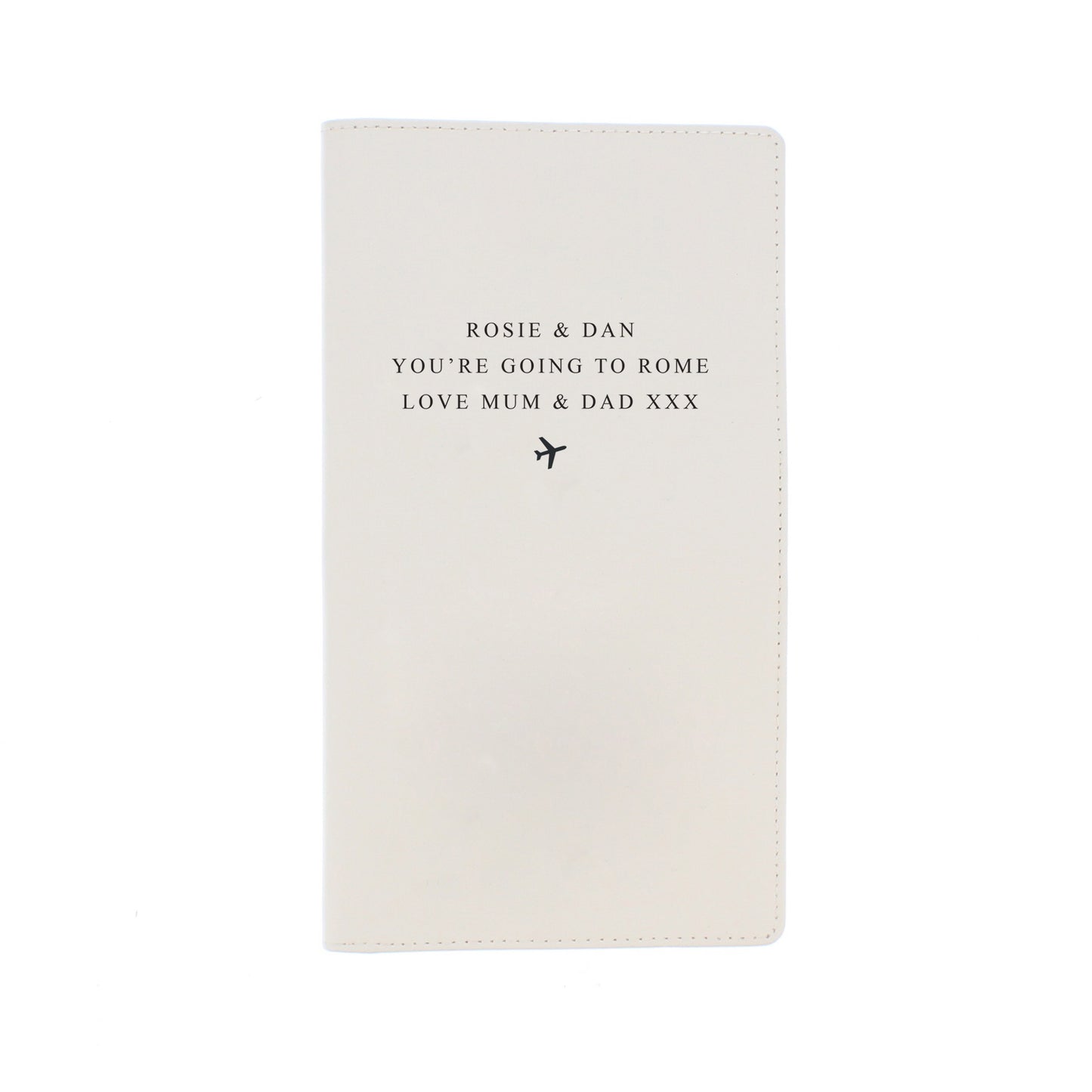 Personalised Any Message Travel Document Holder - MK&JD Gifts