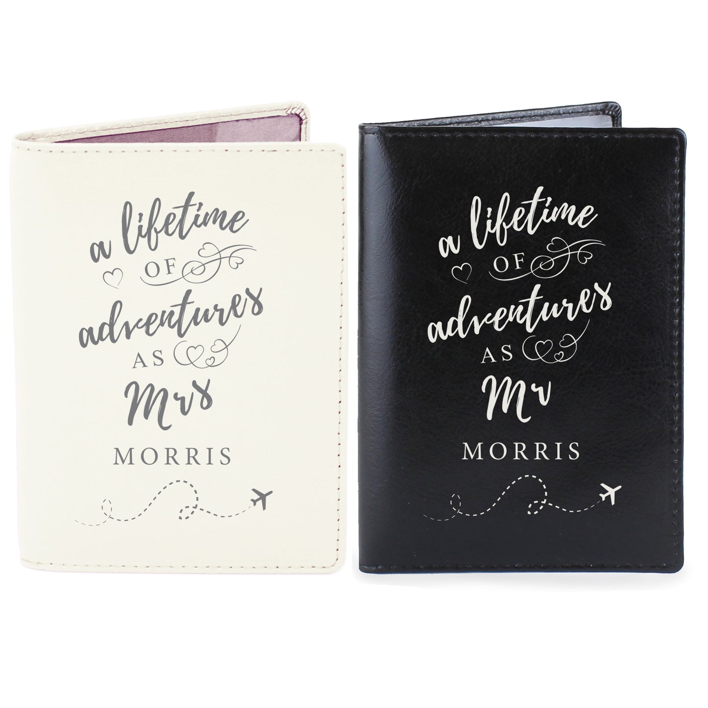 Personalised Lifetime of Adventures Couples Passports - MK&JD Gifts