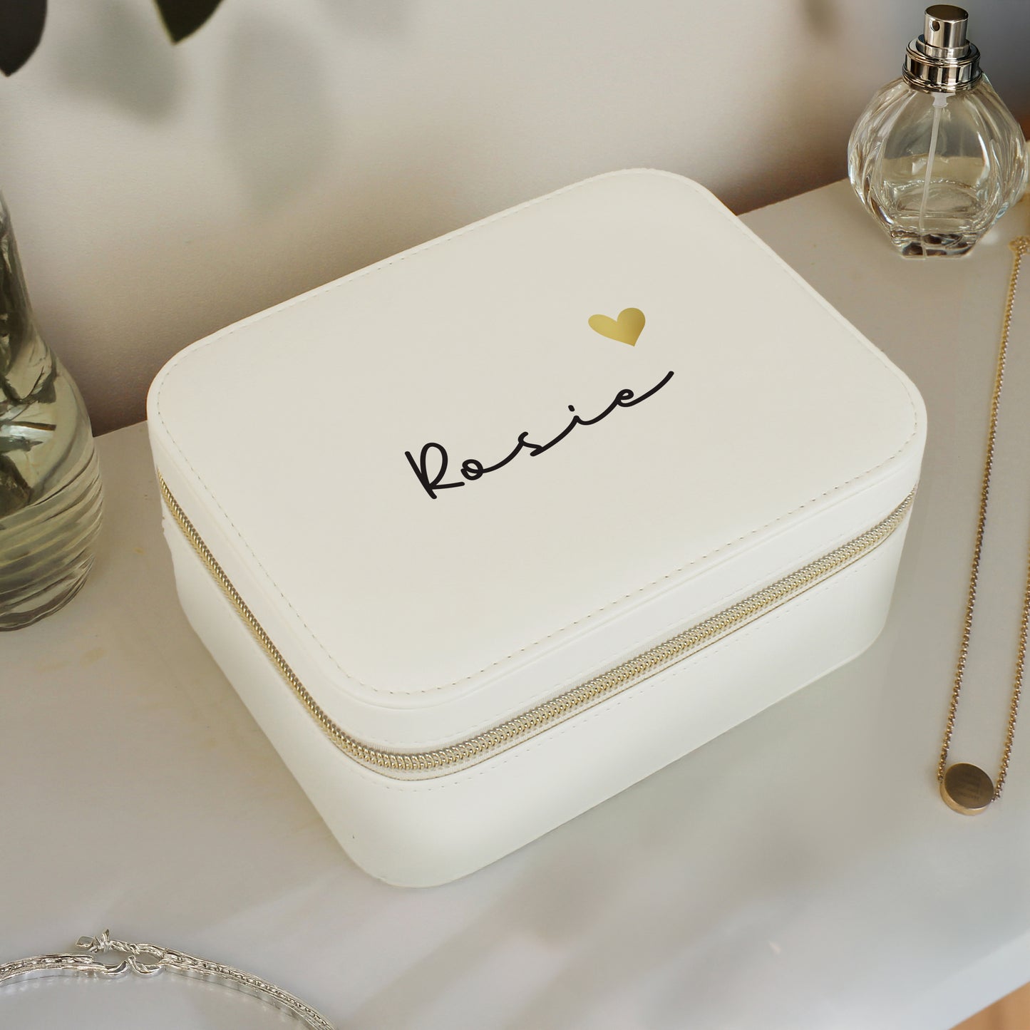 Personalised Travel Jewellery Box - MK&JD Gifts