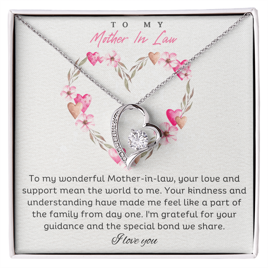 Forever Love Necklace For Mother - In -Law - MK&JD Gifts