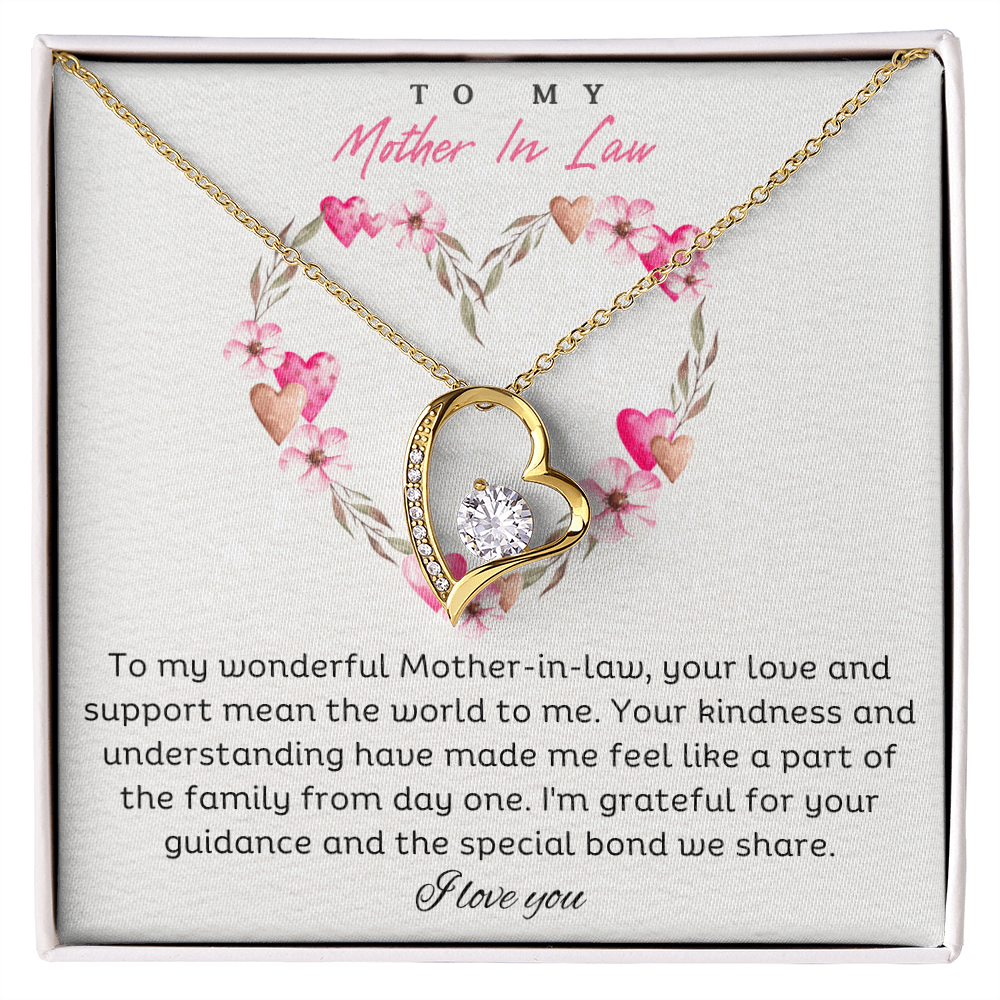 Forever Love Necklace For Mother - In -Law - MK&JD Gifts