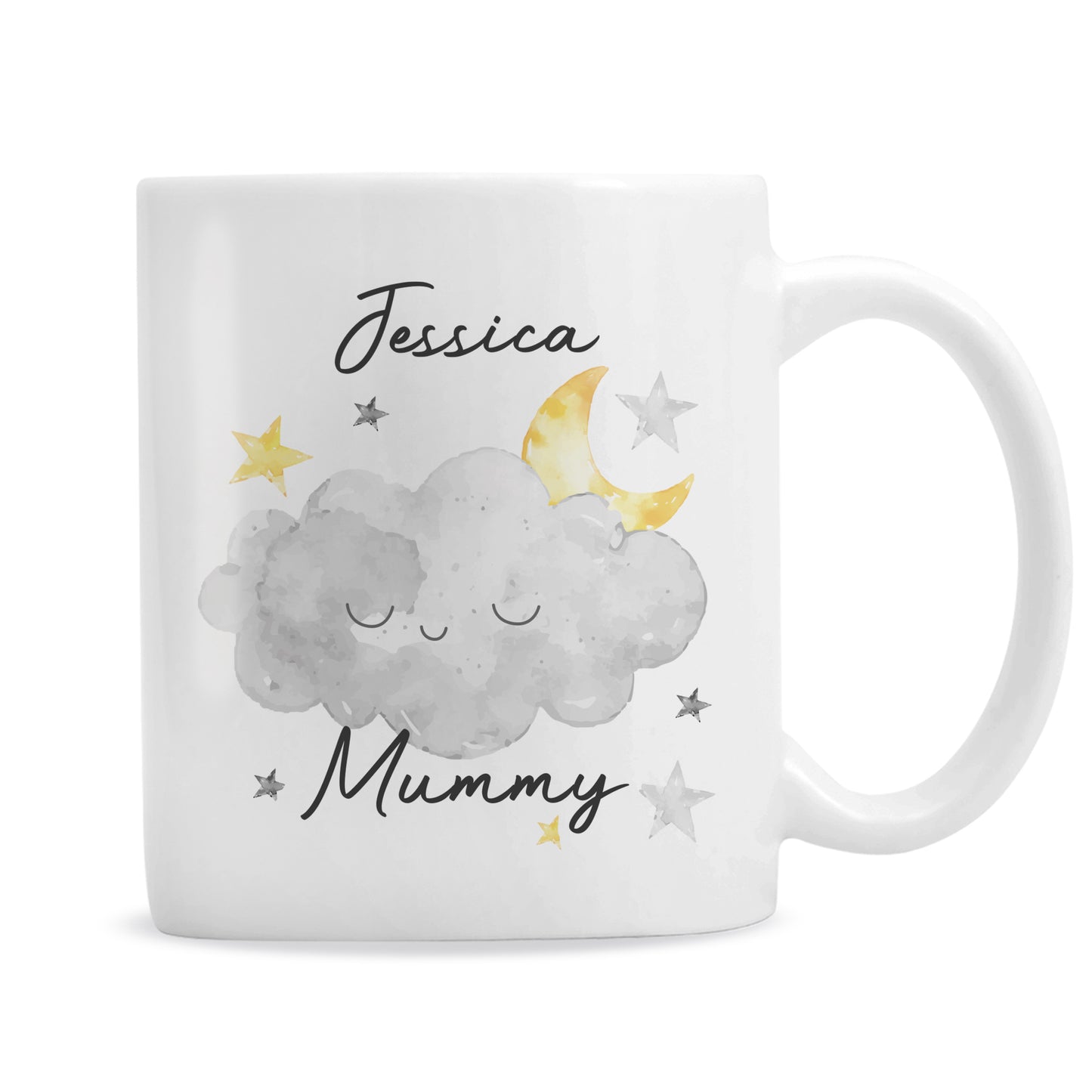 Personalised Mummy Cloud Mug - MK&JD Gifts