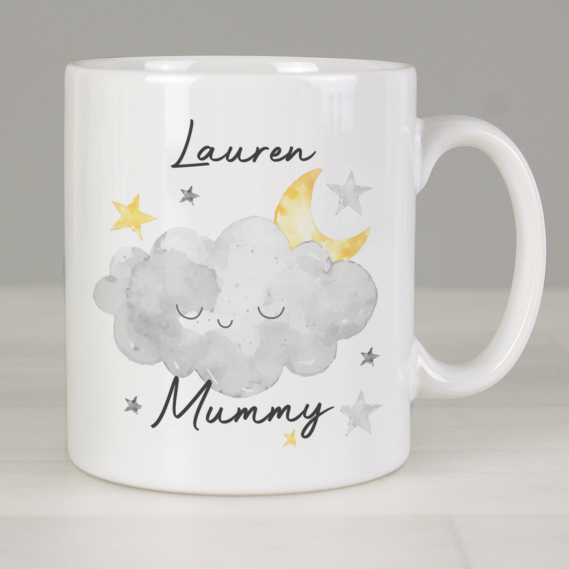 Personalised Mummy Cloud Mug - MK&JD Gifts