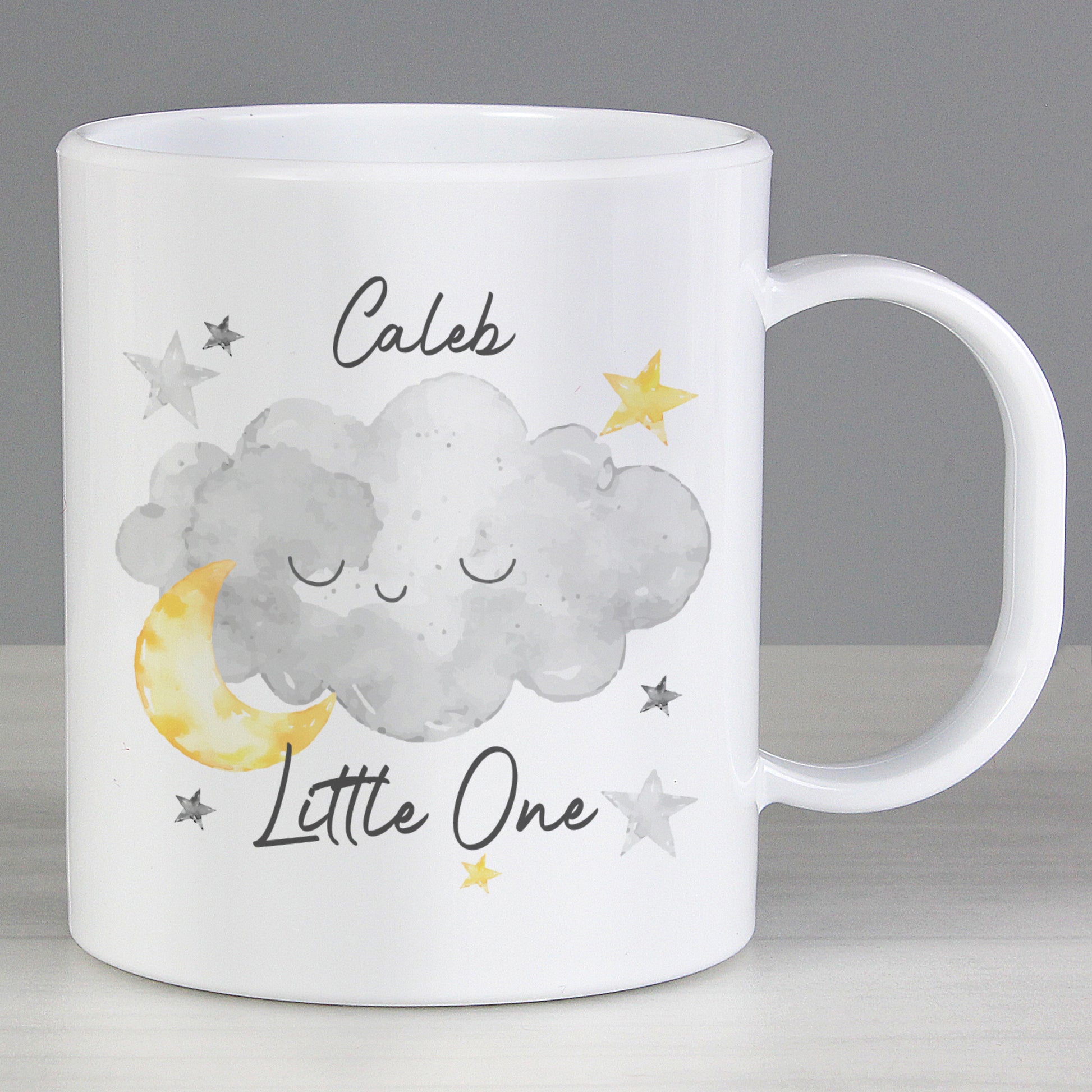Personalised Little One Cloud Plastic Mug - MK&JD Gifts