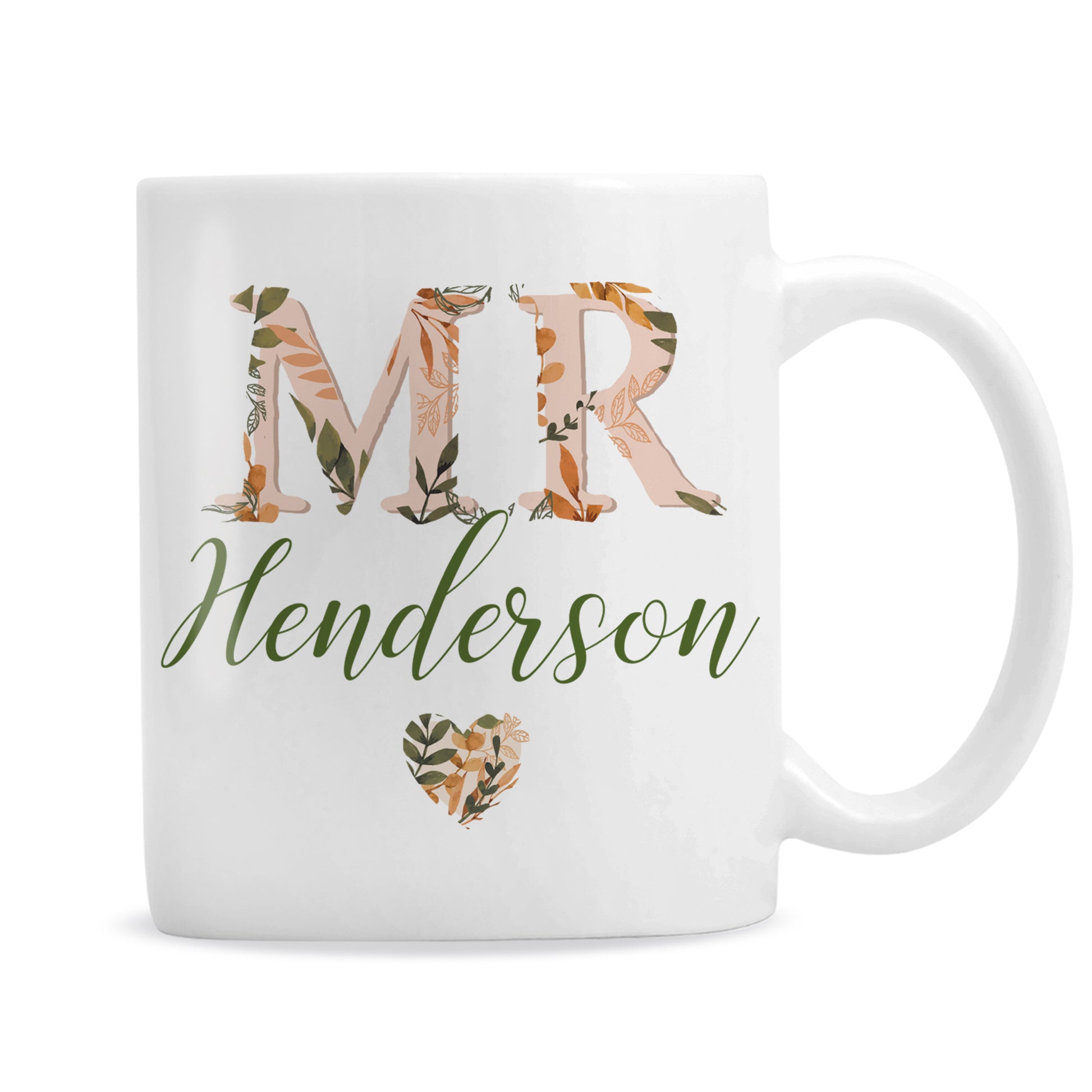 Personalised Mr Autumnal Mug - MK&JD Gifts