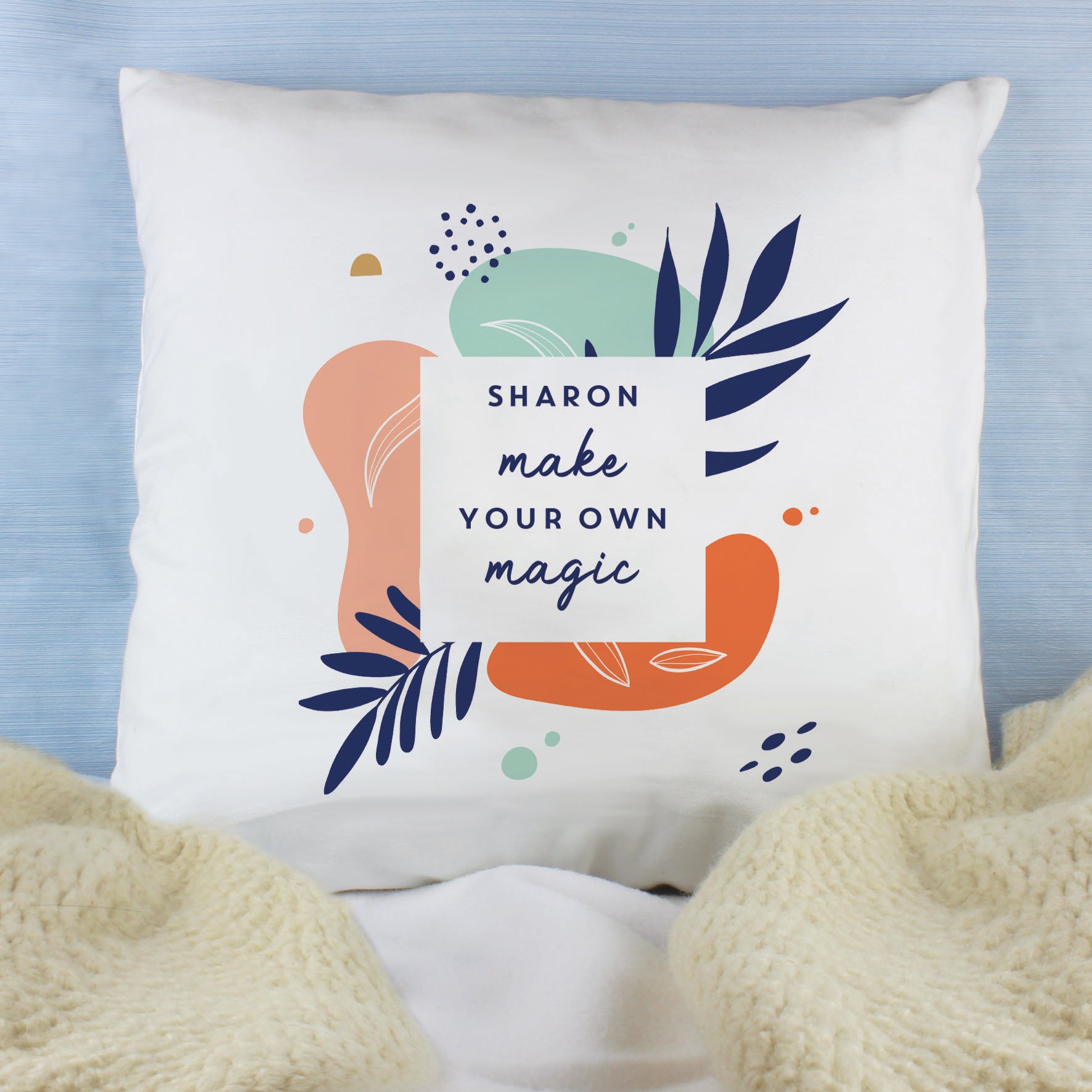 Personalised Tropical Cushion - MK&JD Gifts