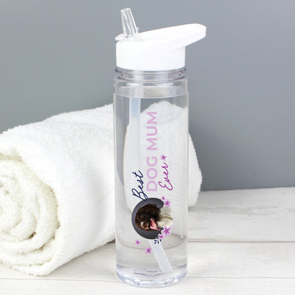 Personalised Floral Best Ever Photo Upload Water Bottle - MK&JD Gifts
