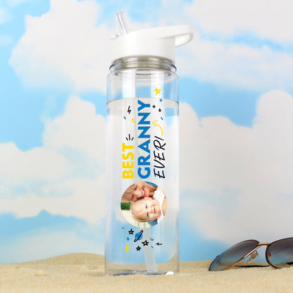 Personalised Best Ever Photo Upload Water Bottle - MK&JD Gifts