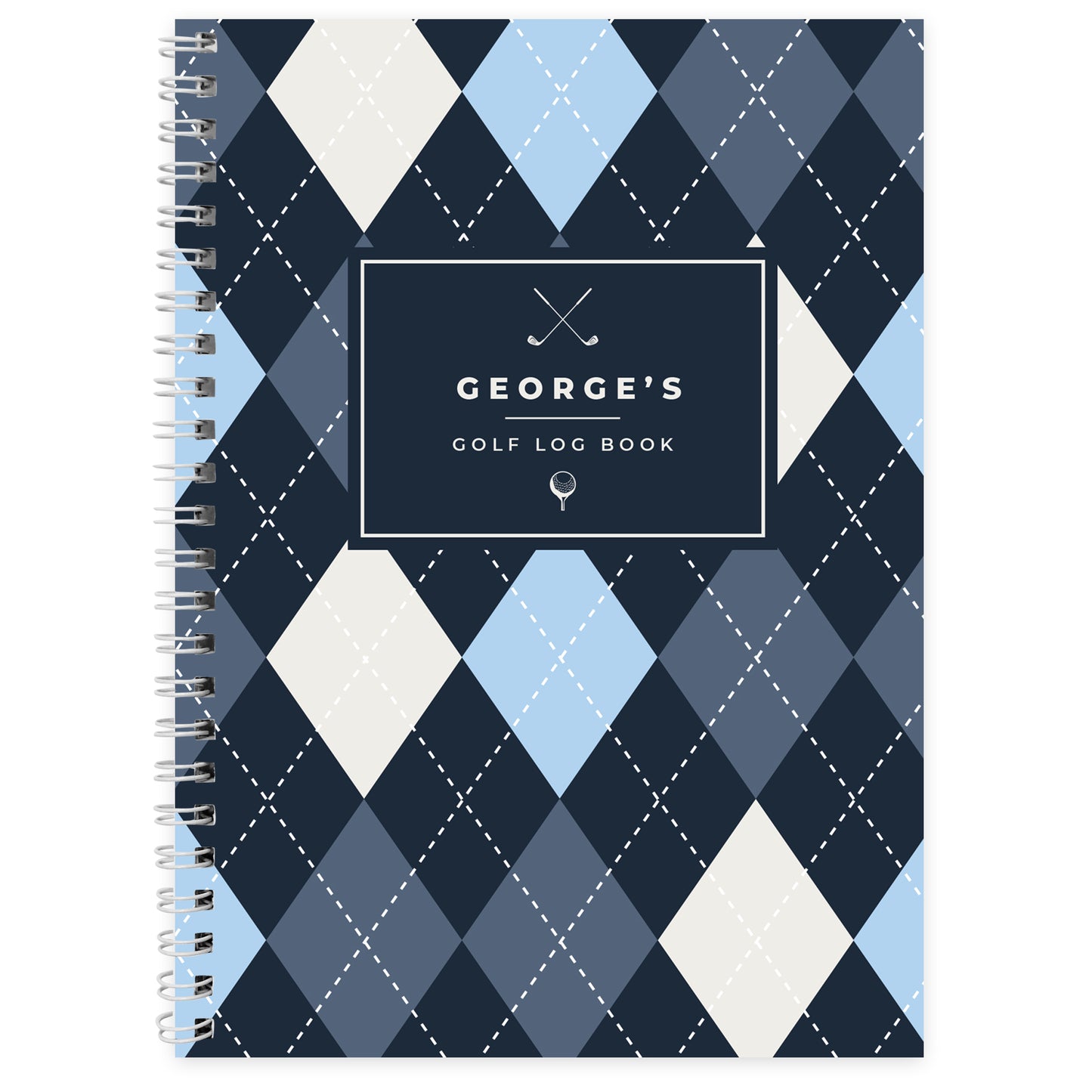 Personalised A5 Golf Log Book - MK&JD Gifts