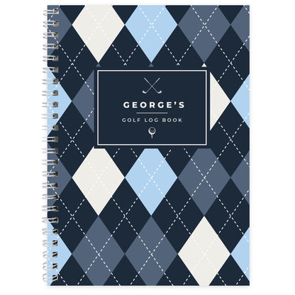 Personalised A5 Golf Log Book - MK&JD Gifts