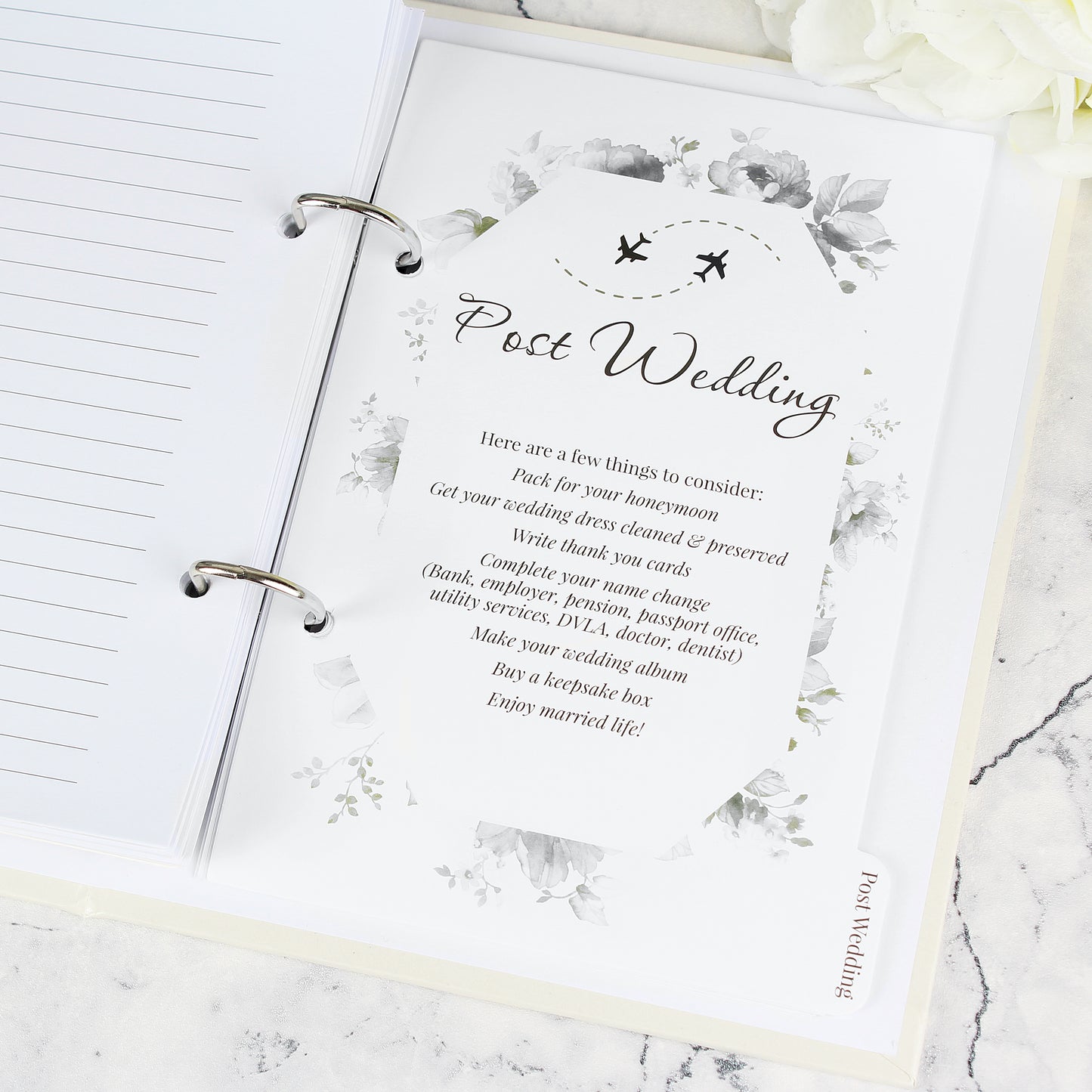 Personalised Autumnal Wedding Planner - MK&JD Gifts