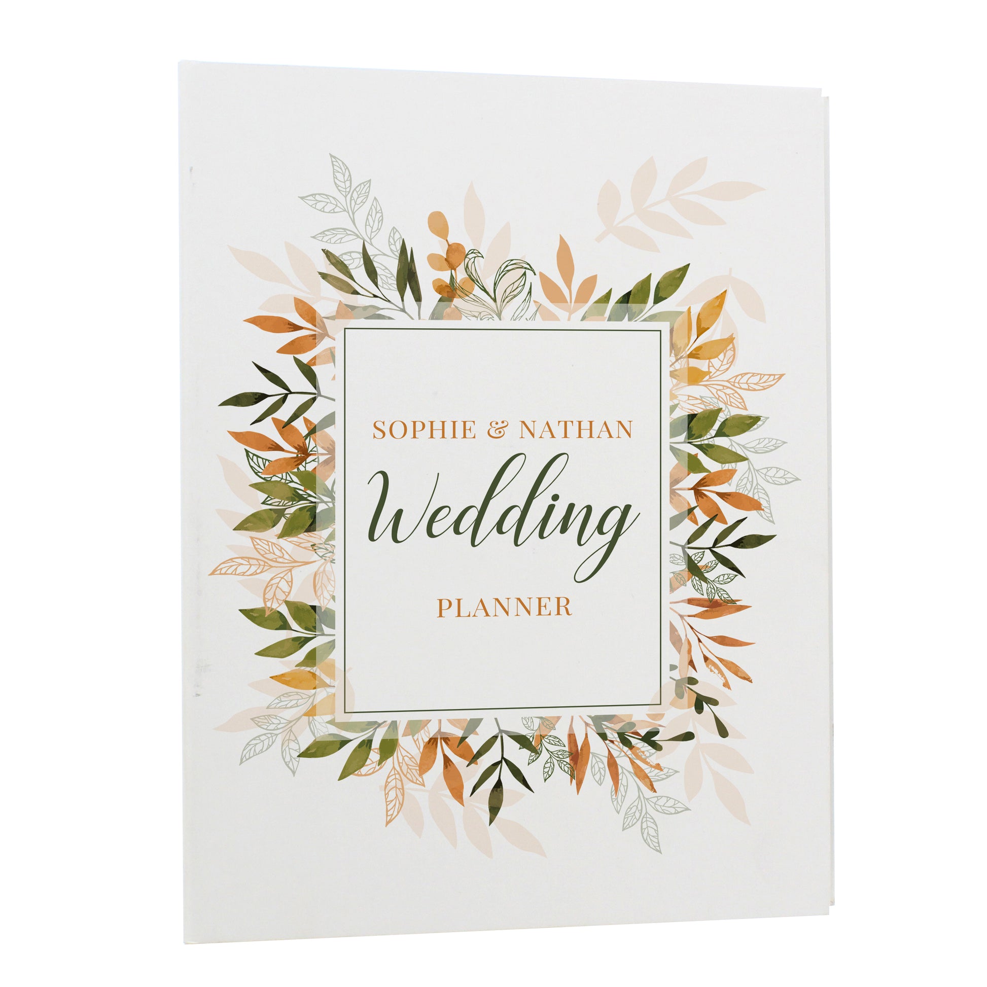 Personalised Autumnal Wedding Planner - MK&JD Gifts