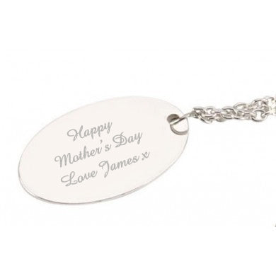 Personalised Free Text Silver Plated Red Rose - MK&JD Gifts