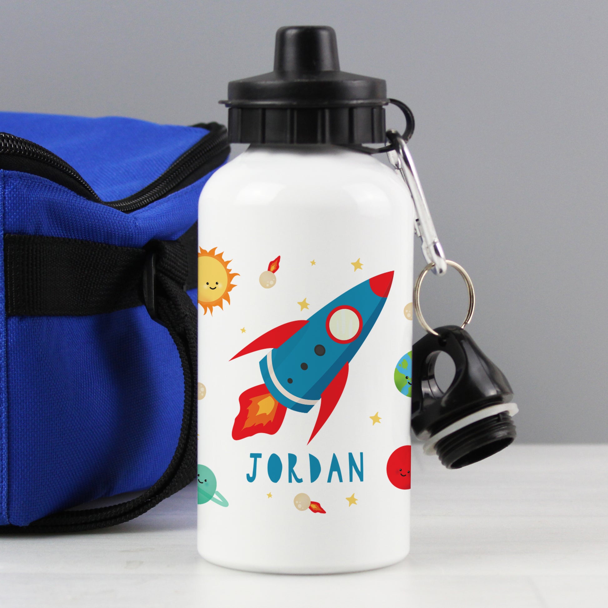 Personalised Rocket Drinks Bottle - MK&JD Gifts