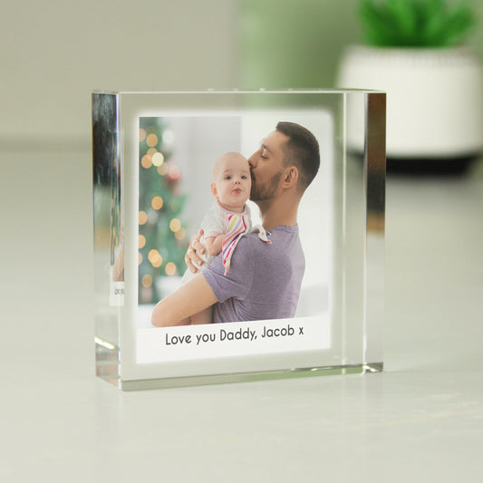 Personalised Photo Upload Crystal Token - MK&JD Gifts