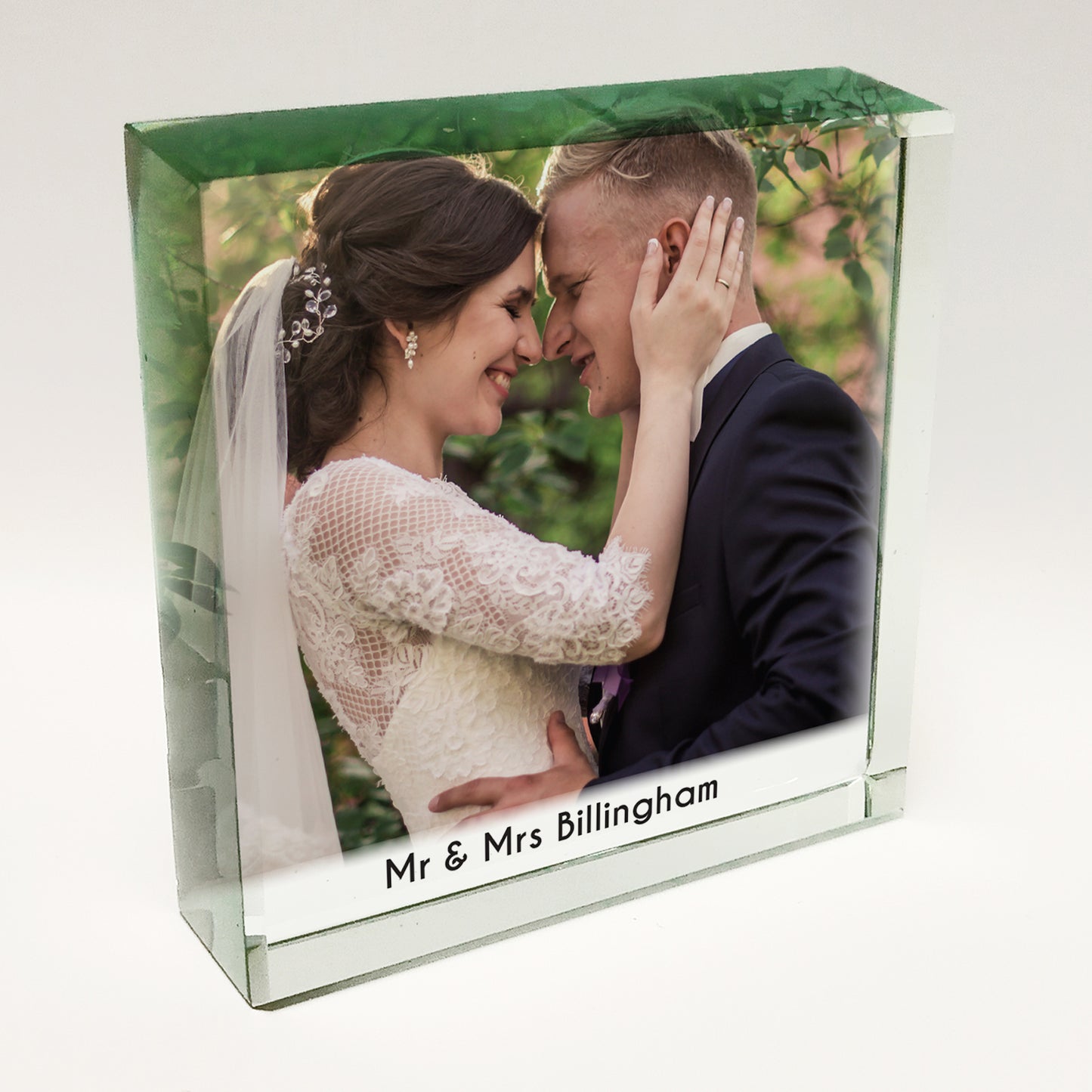Personalised Photo Upload Crystal Token - MK&JD Gifts