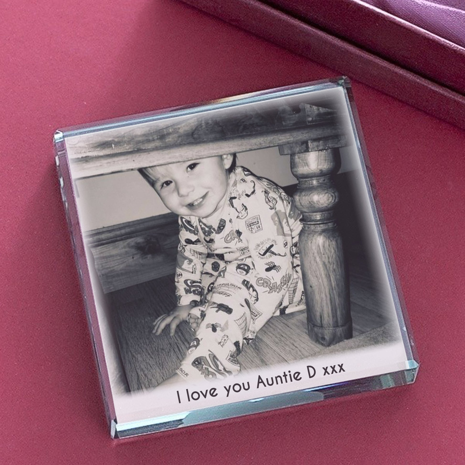 Personalised Photo Upload Crystal Token - MK&JD Gifts