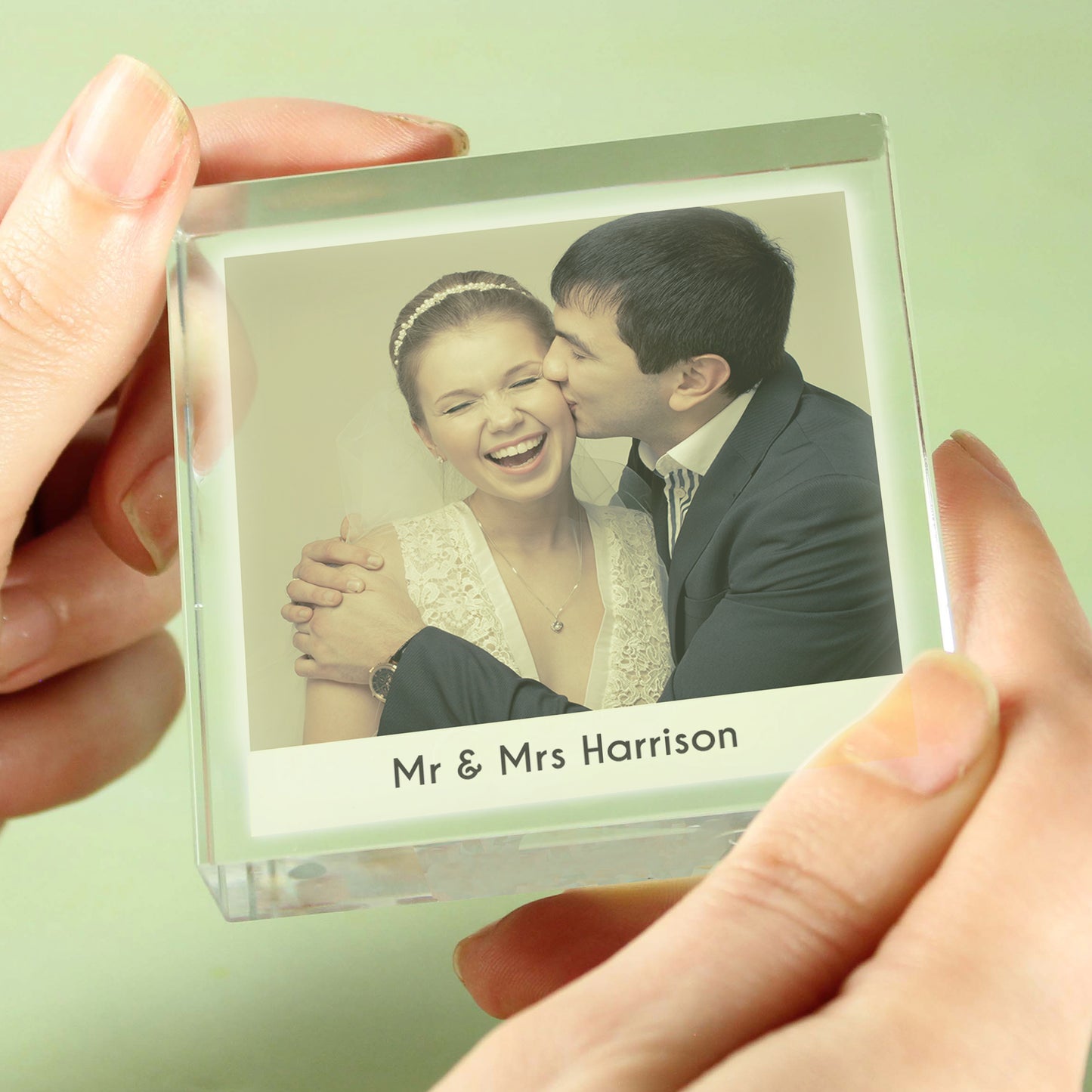 Personalised Photo Upload Crystal Token - MK&JD Gifts