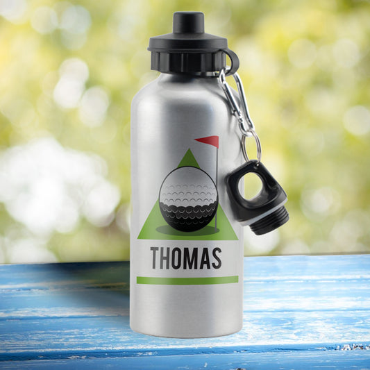 Personalised Golf Green Drinks Bottle - MK&JD Gifts