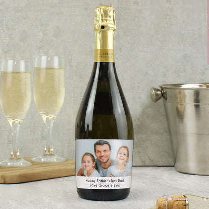 Personalised Photo Upload Bottle of Prosecco - MK&JD Gifts