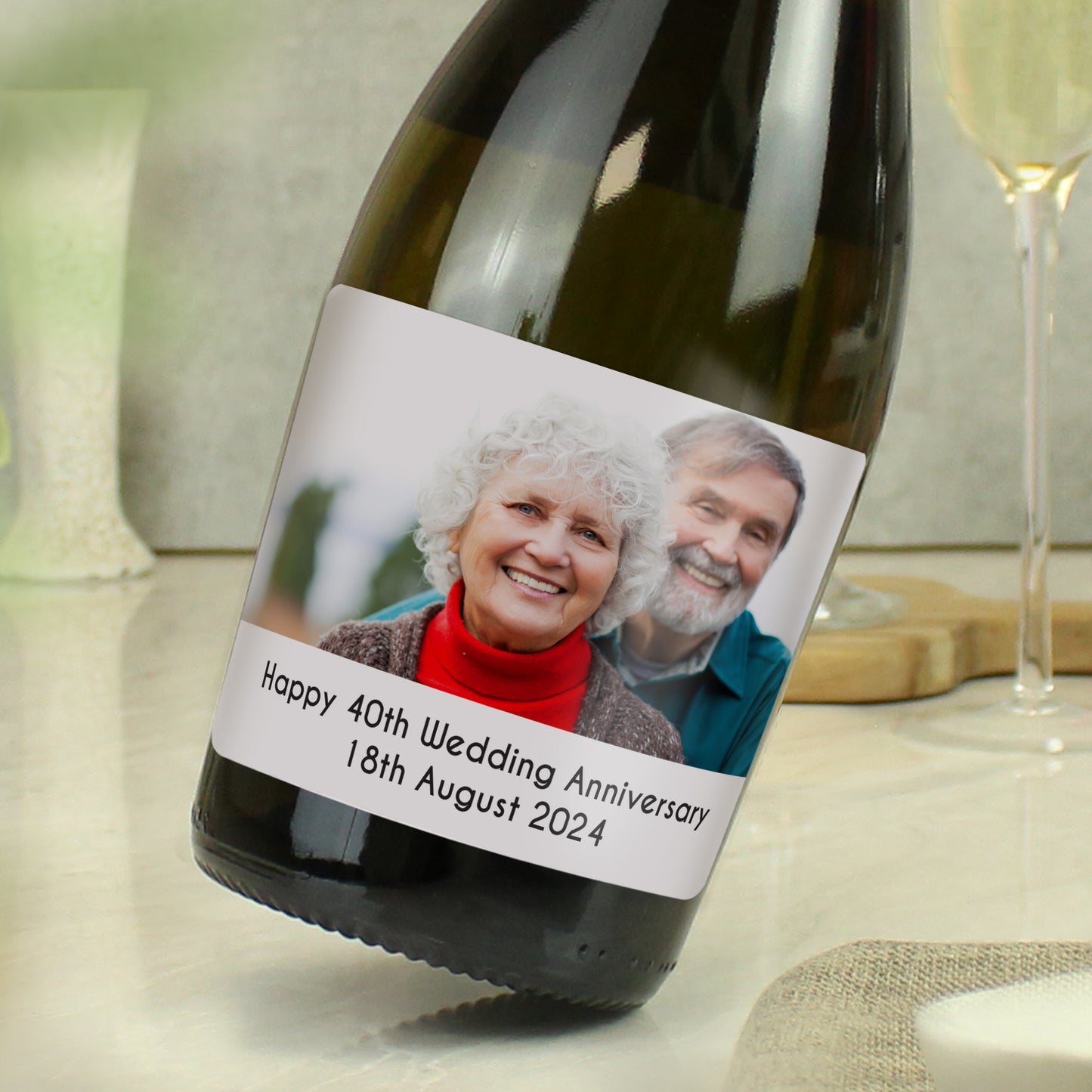 Personalised Photo Upload Bottle of Prosecco - MK&JD Gifts
