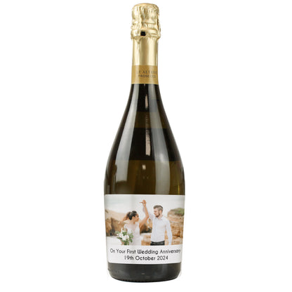 Personalised Photo Upload Bottle of Prosecco - MK&JD Gifts