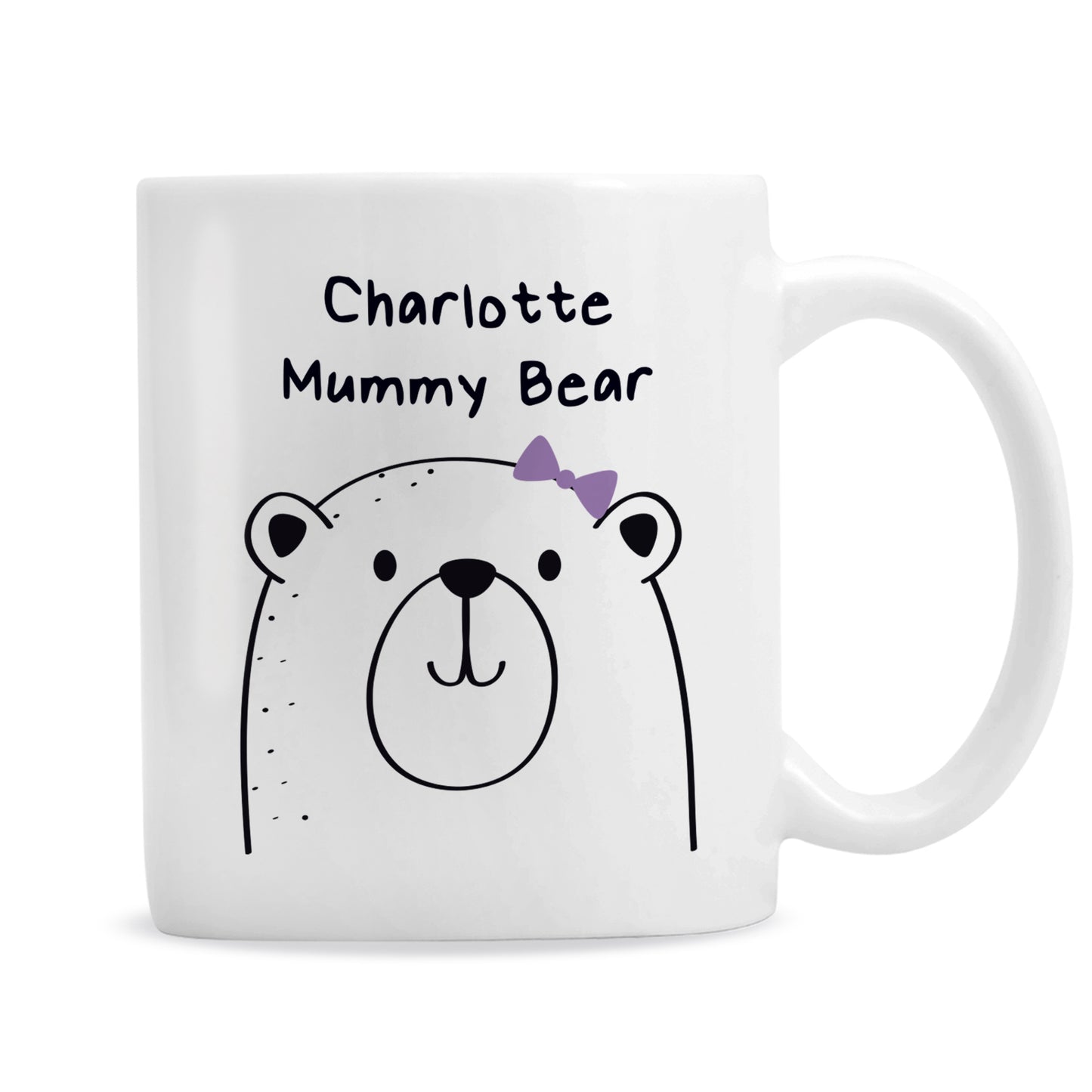 Personalised Mummy Bear Mug - MK&JD Gifts