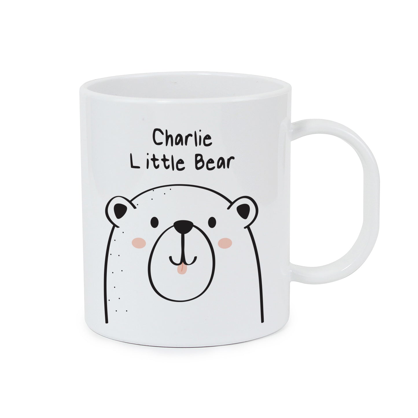 Personalised Little Bear Plastic Mug - MK&JD Gifts