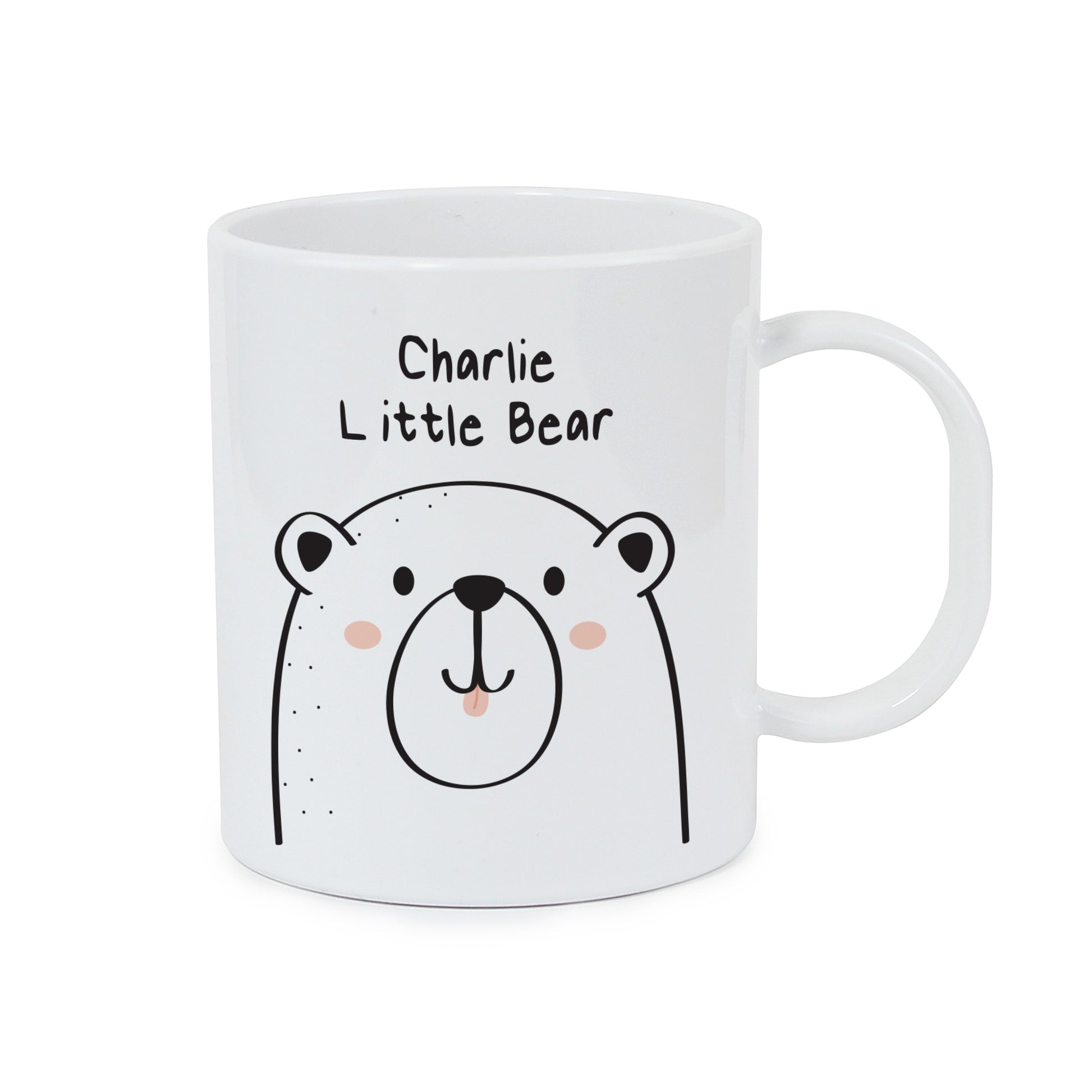 Personalised Little Bear Plastic Mug - MK&JD Gifts