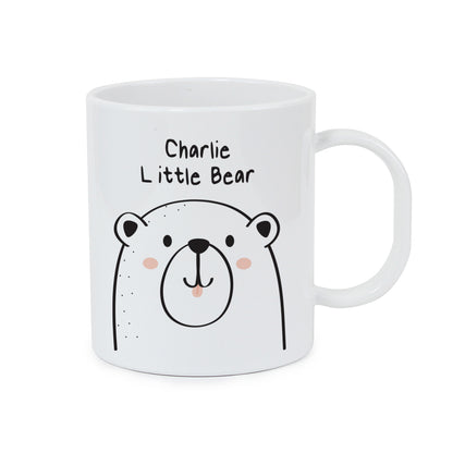 Personalised Little Bear Plastic Mug - MK&JD Gifts