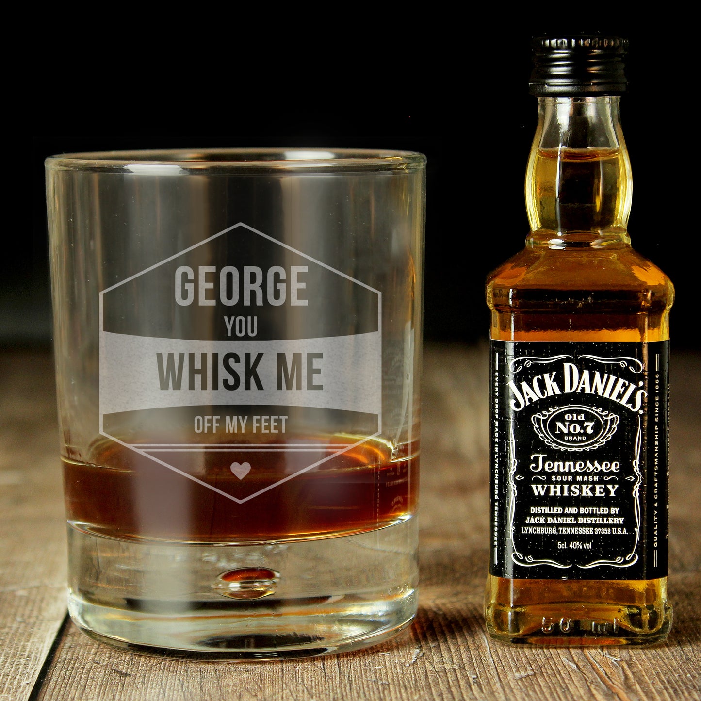 Personalised Whisk Me Off My Feet Whisky Set - MK&JD Gifts