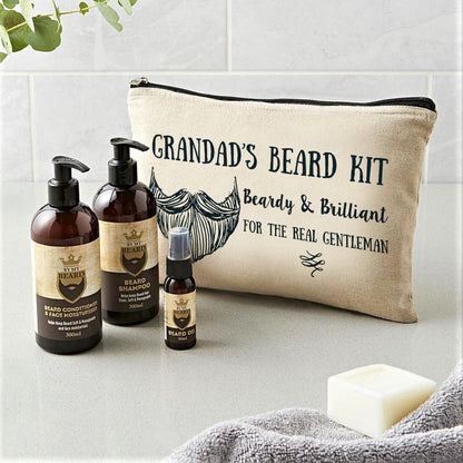 Personalised Beardy & Brilliant Beard Kit - MK&JD Gifts