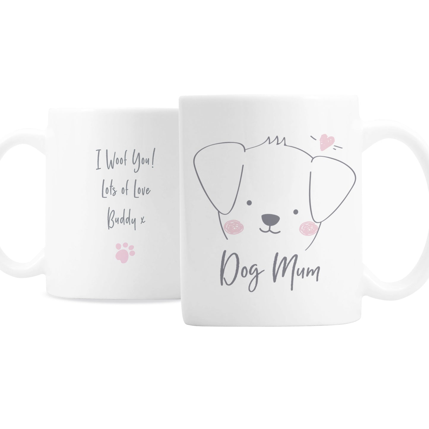Personalised Dog Mum Mug - MK&JD Gifts
