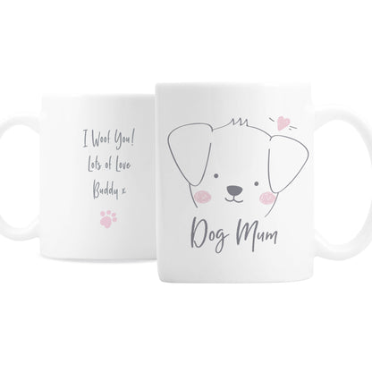 Personalised Dog Mum Mug - MK&JD Gifts