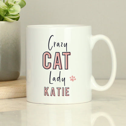 Personalised Crazy Cat Lady Mug - MK&JD Gifts