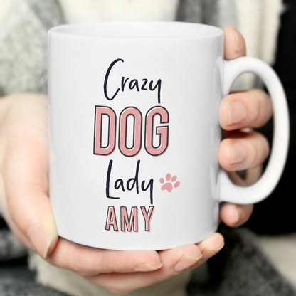 Personalised Crazy Dog Lady Mug - MK&JD Gifts