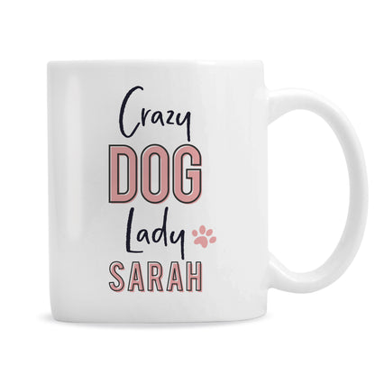 Personalised Crazy Dog Lady Mug - MK&JD Gifts
