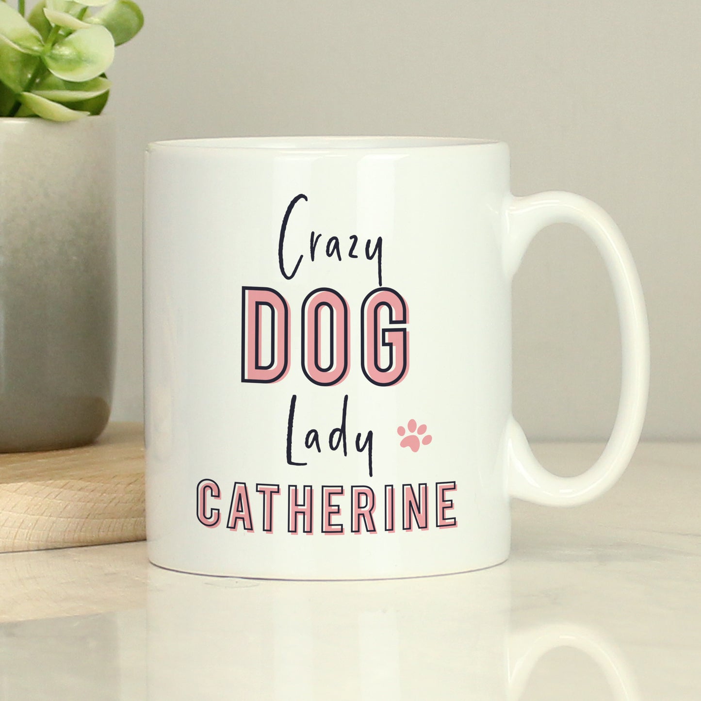 Personalised Crazy Dog Lady Mug - MK&JD Gifts