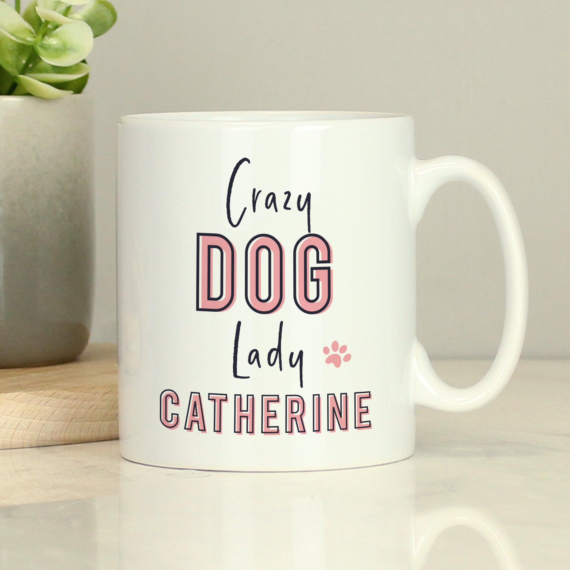 Personalised Crazy Dog Lady Mug - MK&JD Gifts