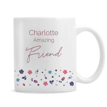 Personalised Amazing Floral Mug - MK&JD Gifts