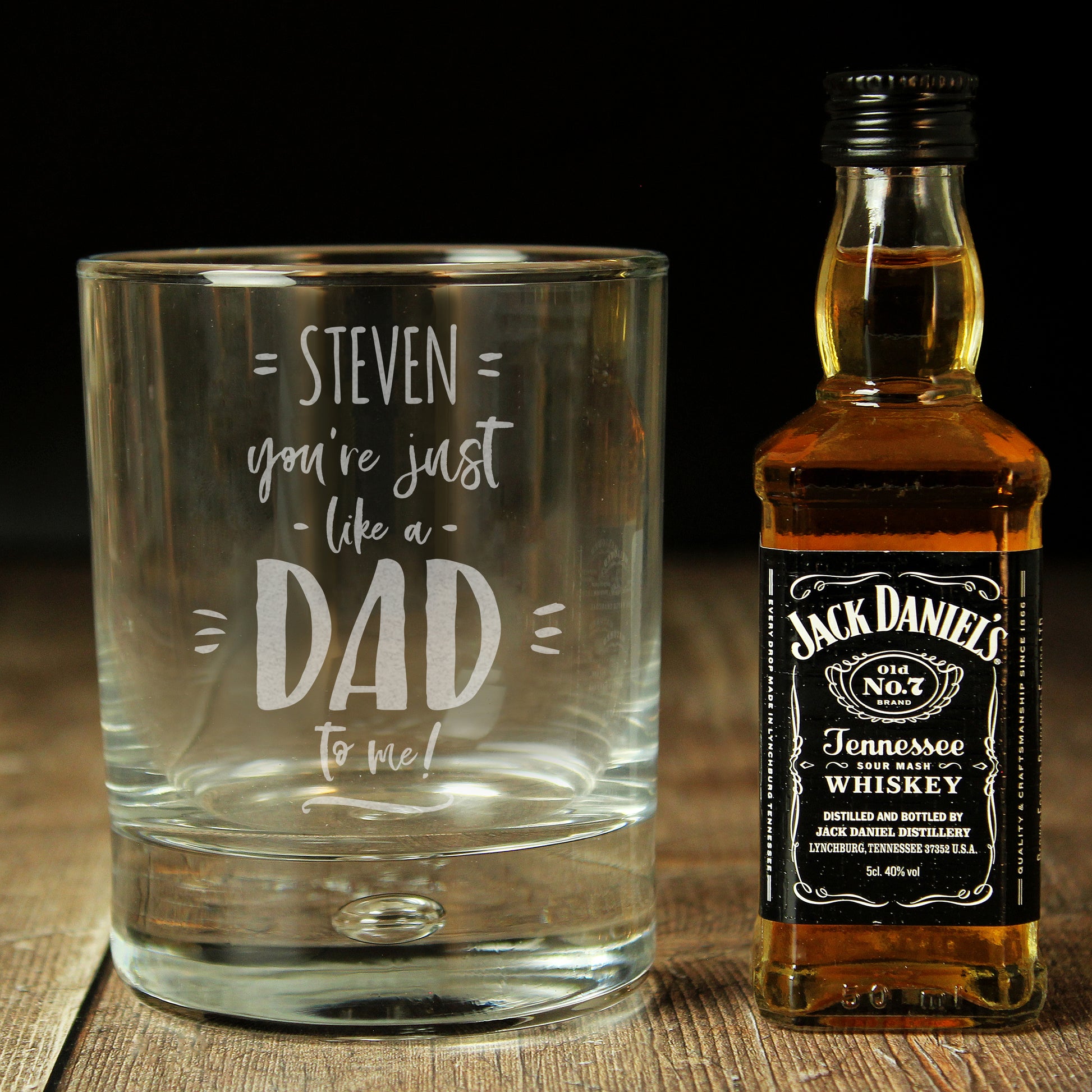 Personalised Just Like A Dad To Me Whisky Set - MK&JD Gifts