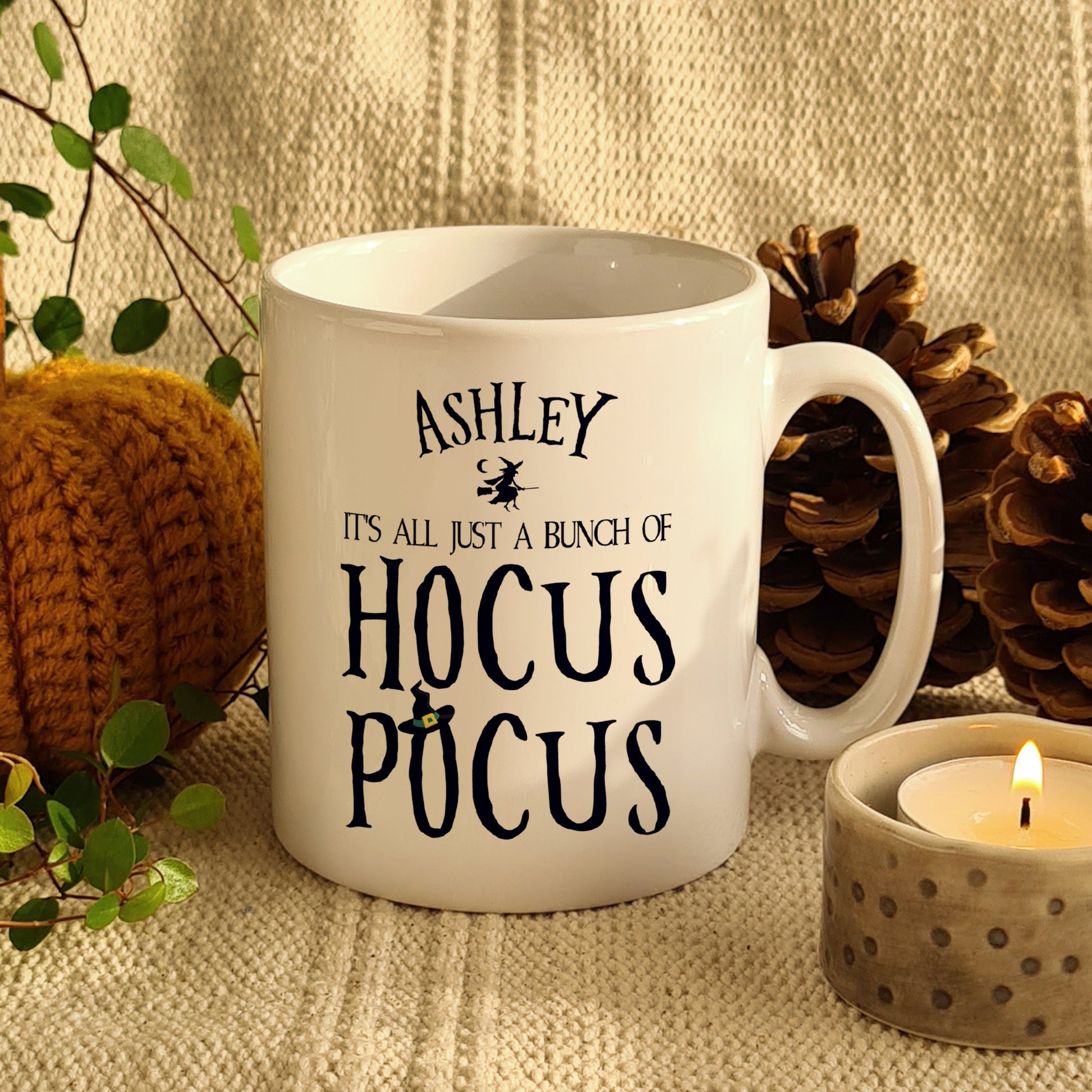 Personalised Halloween Hocus Pocus Mug - MK&JD Gifts